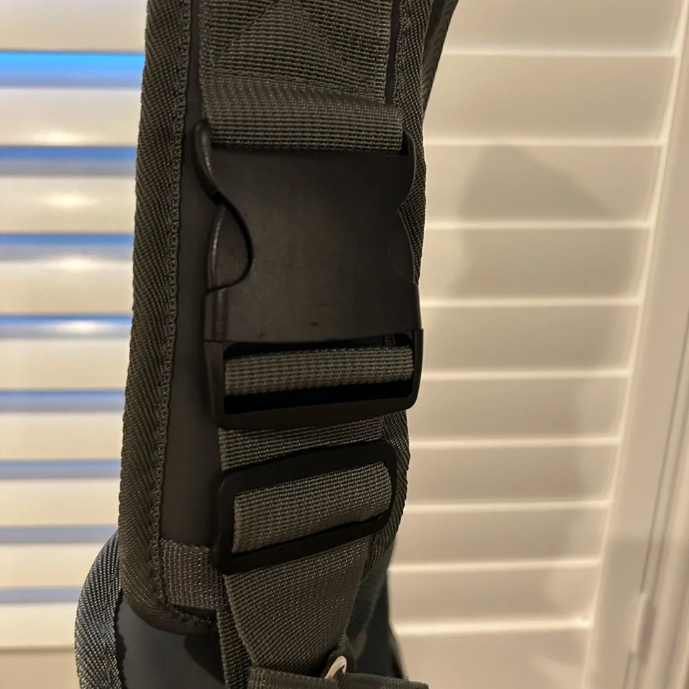 Gray and Black Small Pet Sling Carrier